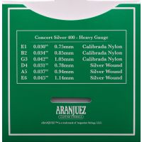 ARANJUEZ Concert Silver 400 Tension Forte - Vue 3